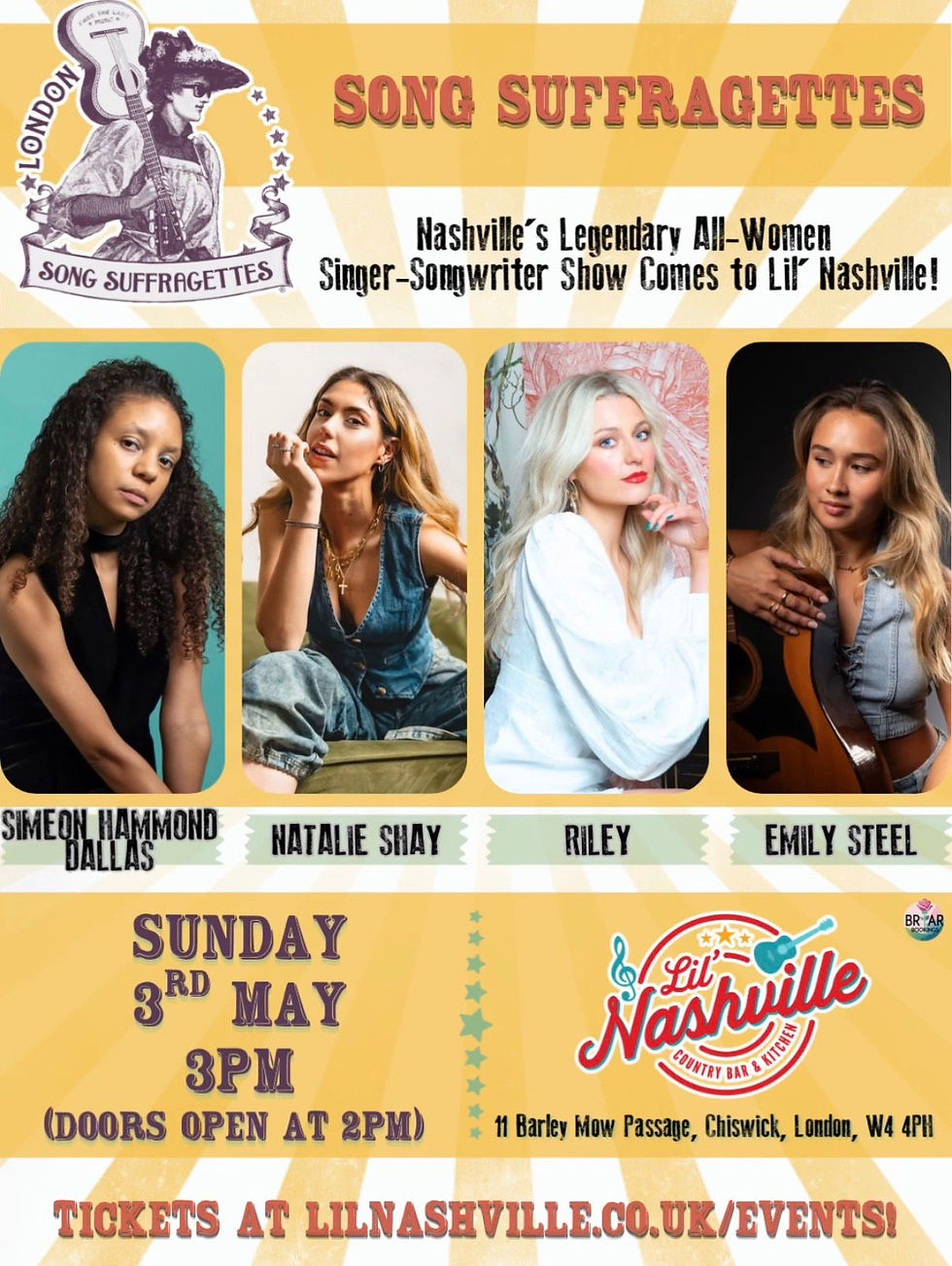 Song Suffragettes Lil Nashville May 3rd.JPG