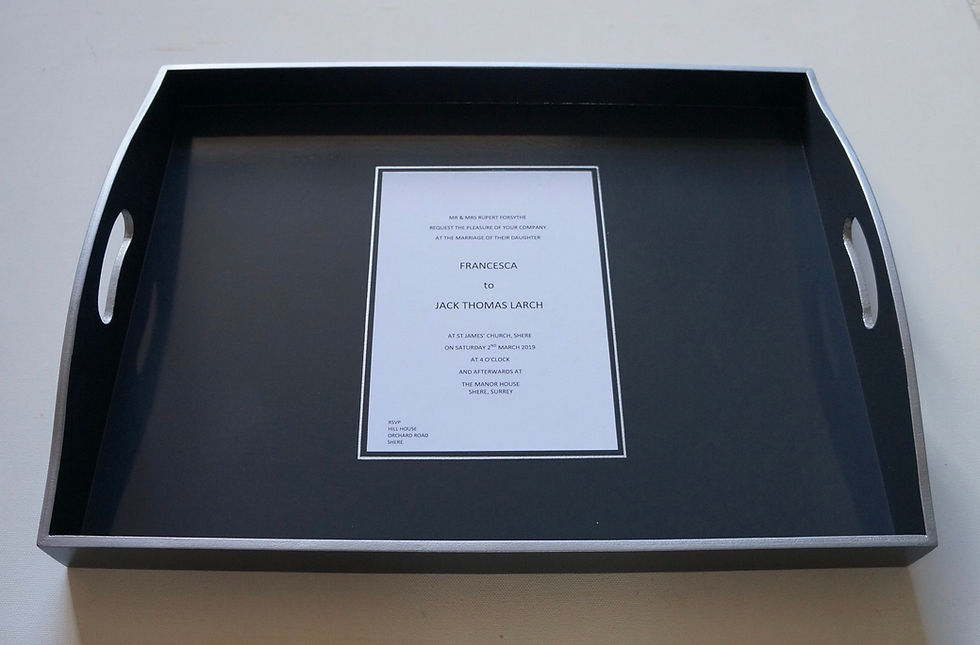 Thumbnail: Wedding Invitation Tray