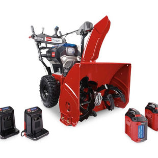 39926 toro, snow thrower, snow blower, two stage, battery powered, 26", two battery