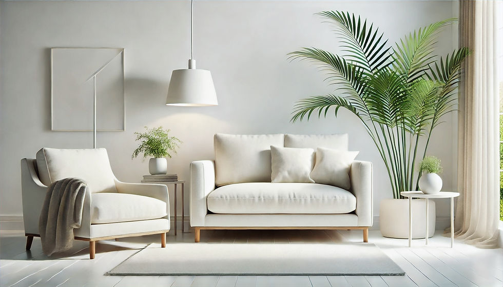 DALL·E 2024-07-20 16.09.36 - A modern living room setup with a cream-colored sofa and armc