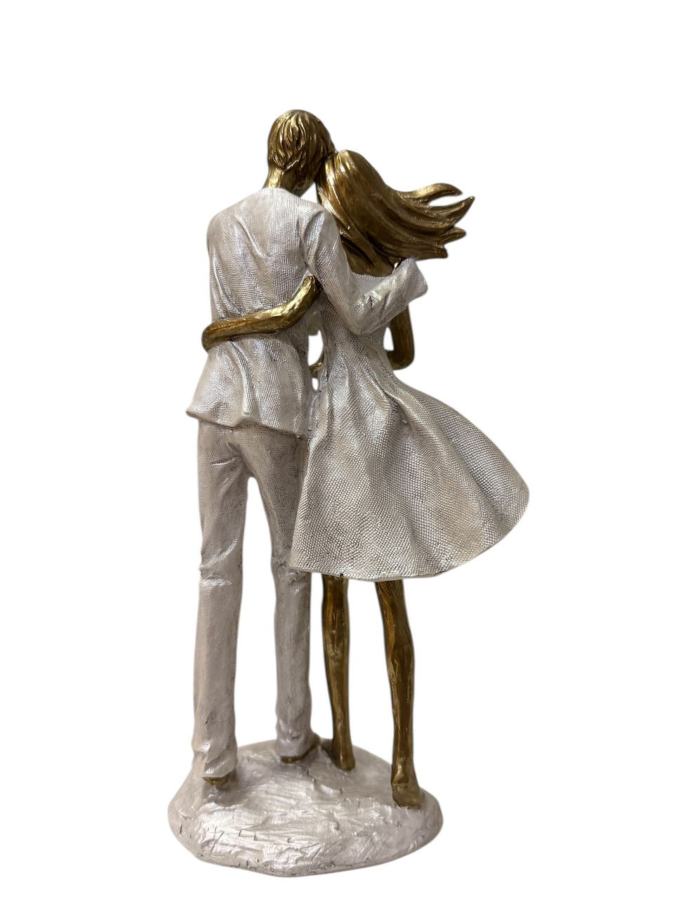 Miniatura: CASAL COM FILHO DECORATIVO (DOURADO/ICE) - 1UN