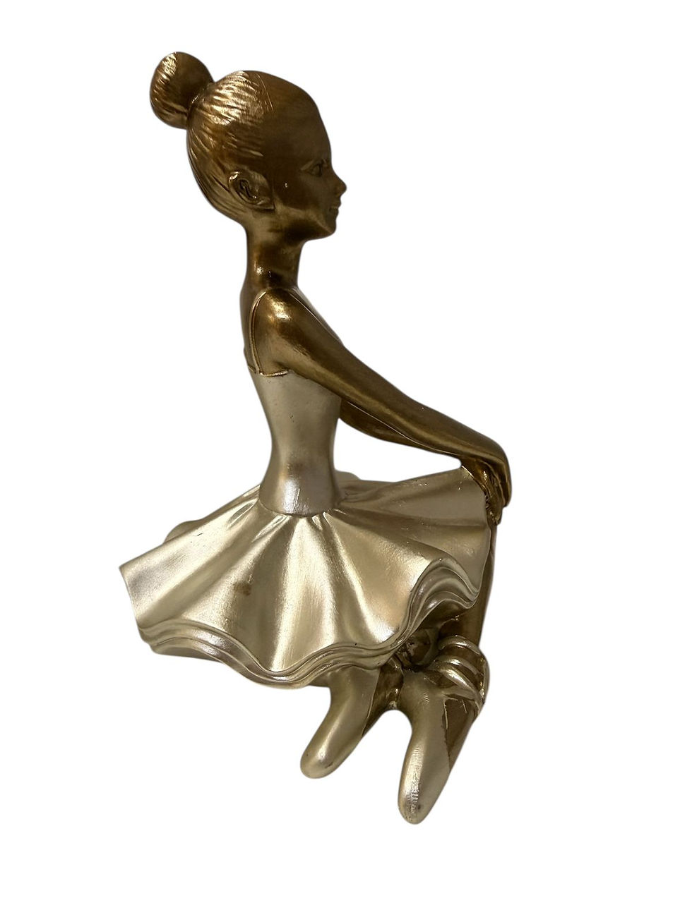 Miniatura: BAILARINA RESINA (DOURADO/CHAMPANHE) - 1UN