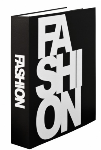 CAIXA LIVRO FASHION (PRETO/BRANCO) - 1UN