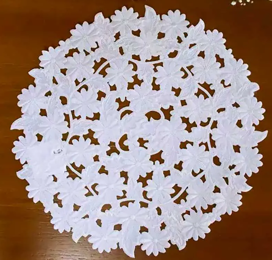 JOGO SOUSPLAT REDONDO 2PCS REQUINTE BLANC (BRANCO) - 1UN