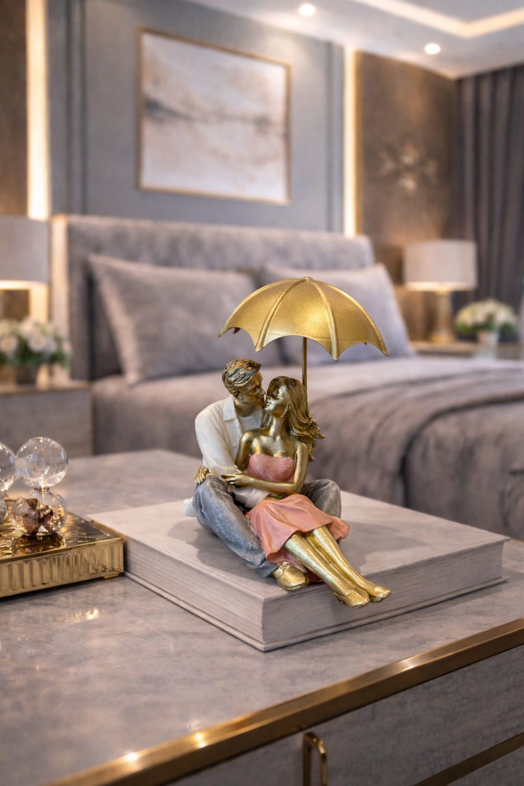 CASAL DECORATIVO RESINA - 1UN