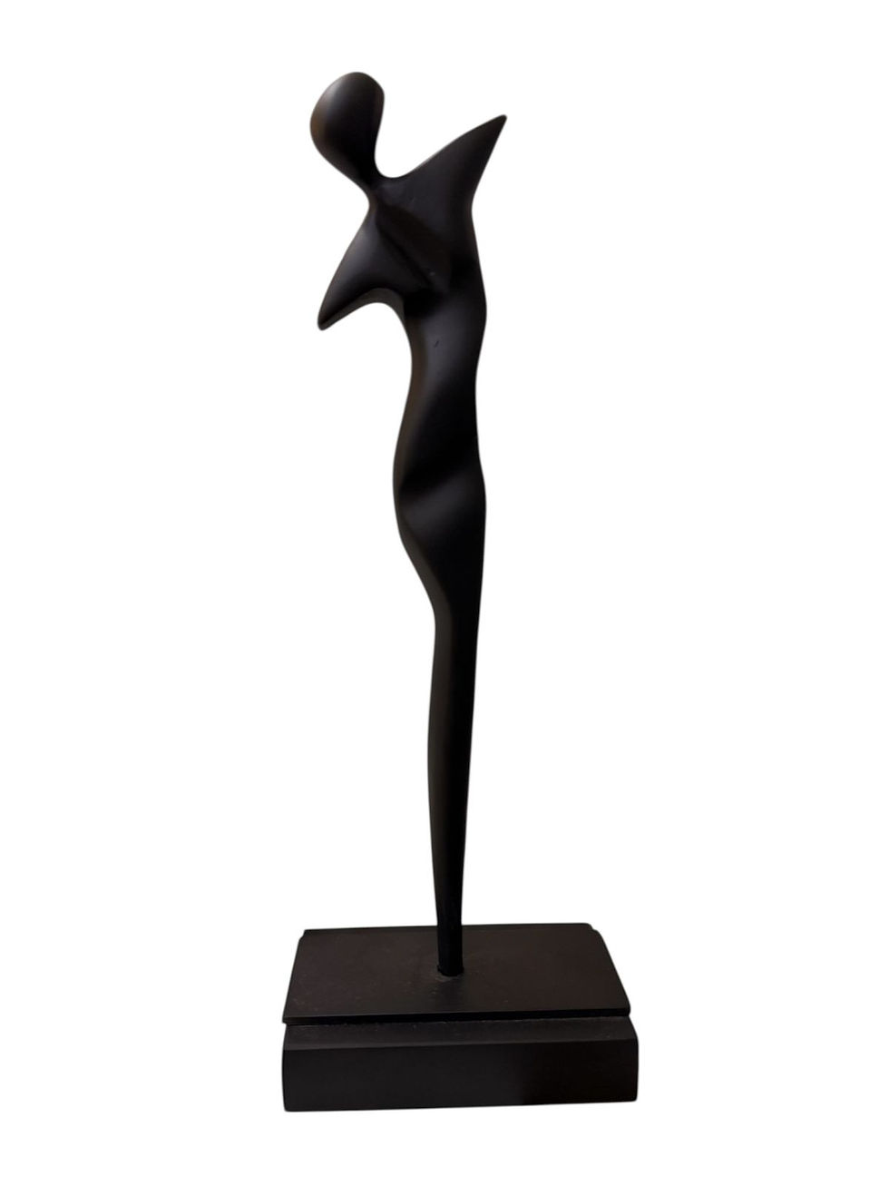 Miniatura: ESCULTURA MULHER EM PE (PRETO) - 1UN