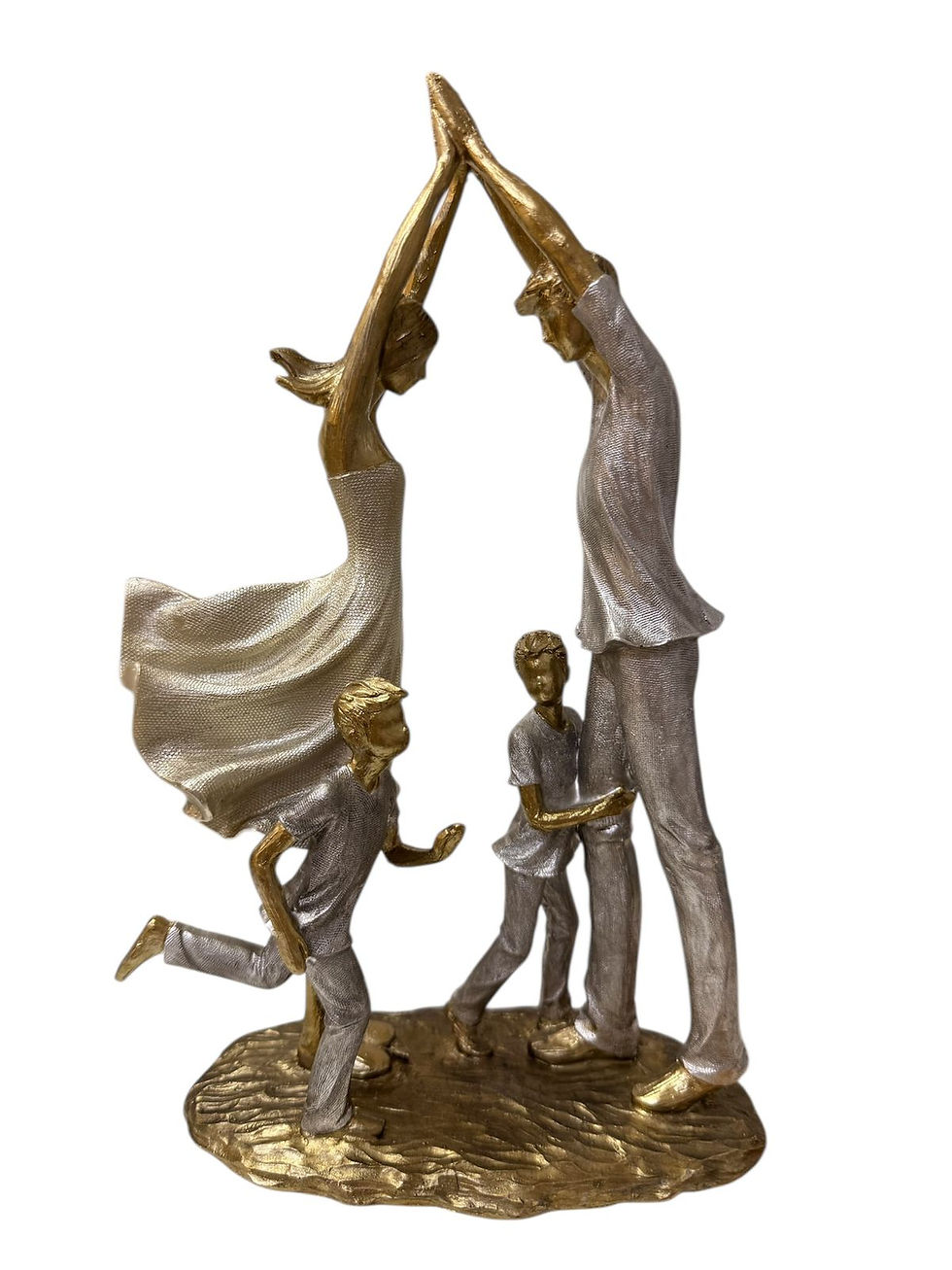 Miniatura: FAMILIA DECORATIVA CASAL COM FILHOS - 1UN