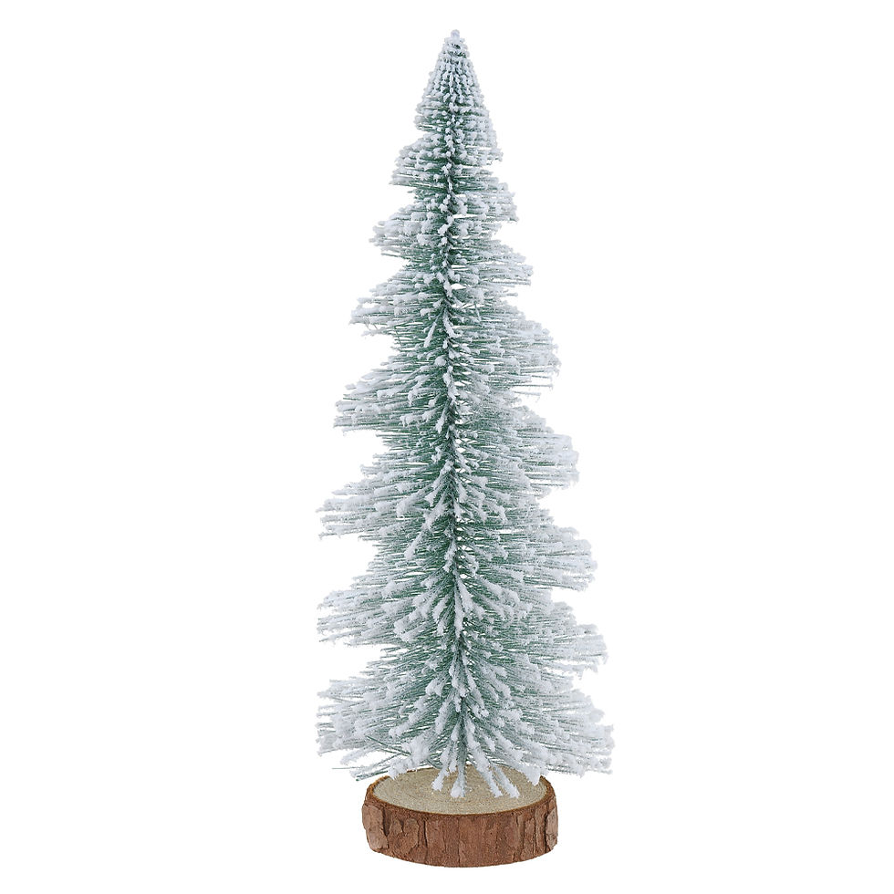 Miniatura: MINI ARVORE  (VERDE BRANCO) 25cm - 1UN