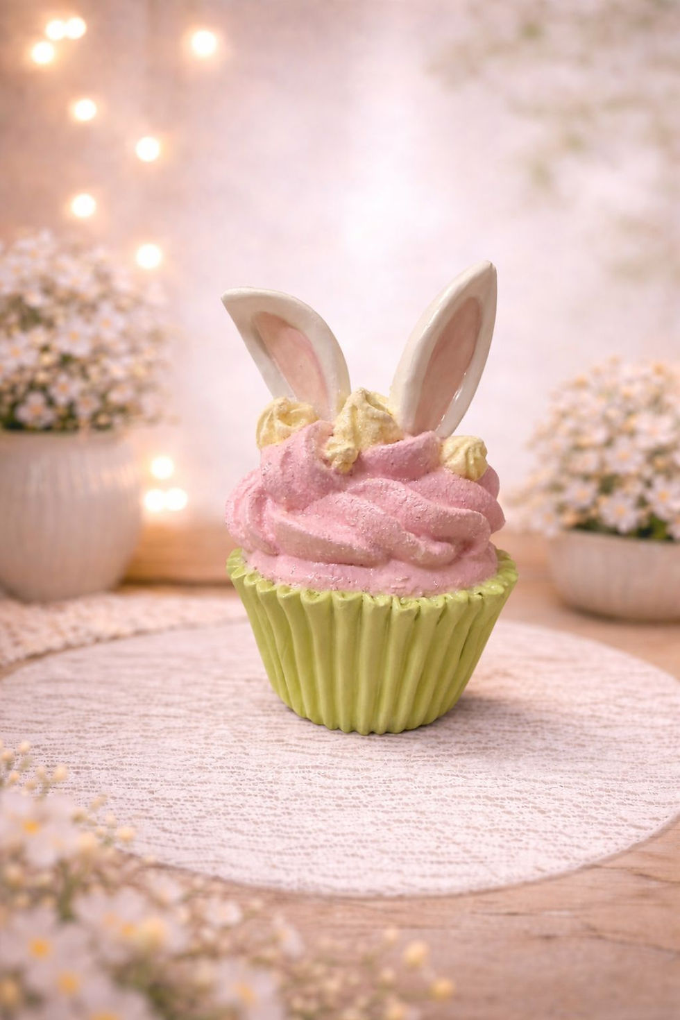 Miniatura: CUPCAKE RESINA (VERDE/ROSA) - 1UN