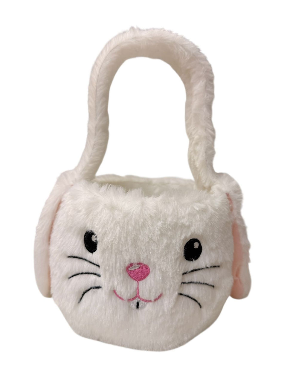 Miniatura: CESTA COELHO PELUCIA (BRANCO) - 1 UN