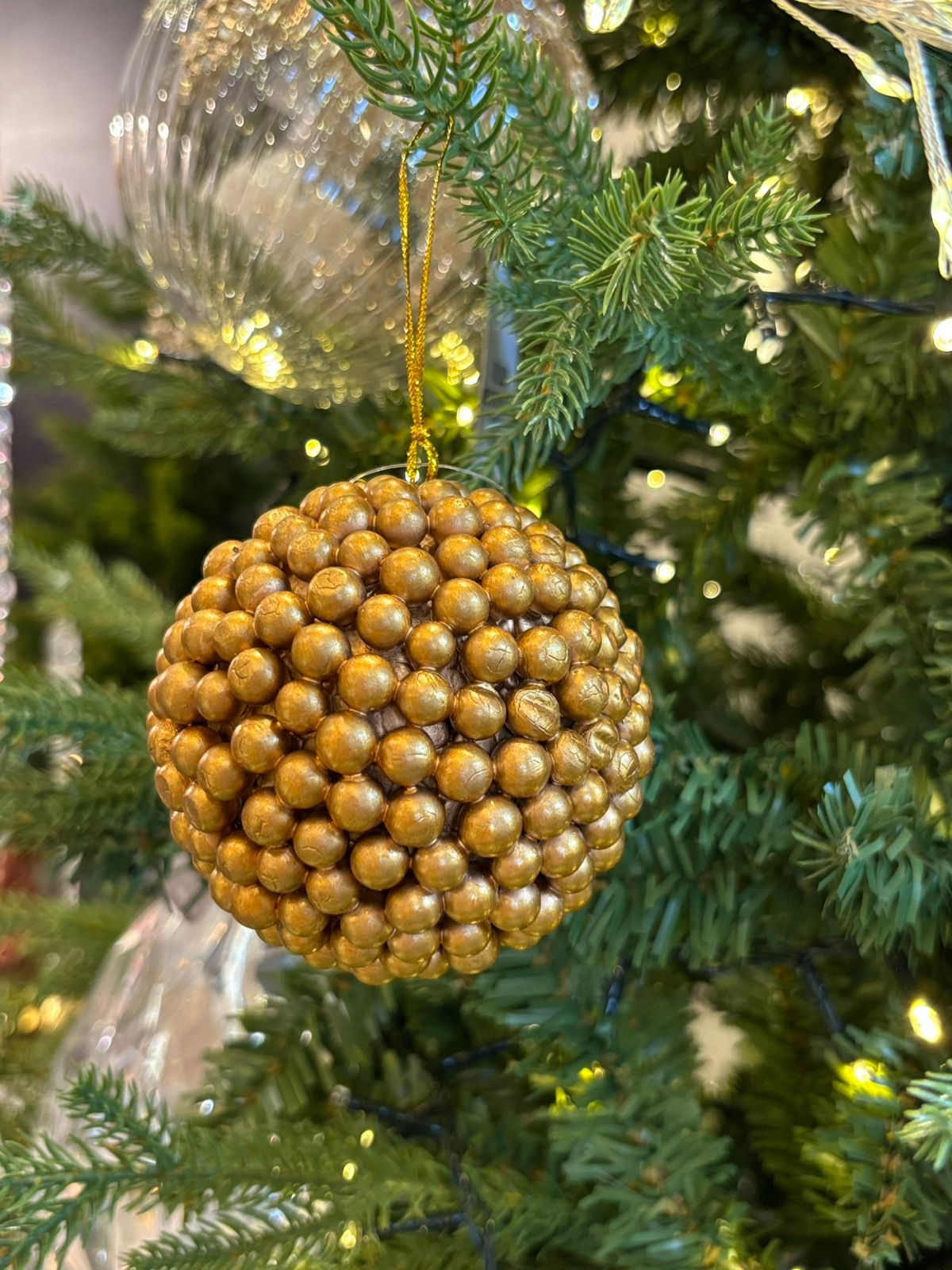 BOLA BERRY 1UN - 8CM (DOURADO)