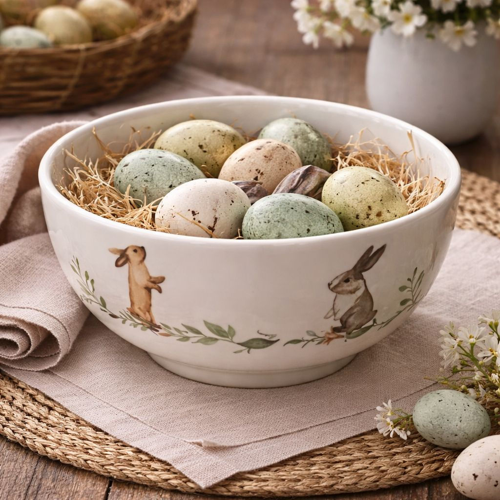 BOWL PASCOA (BRANCO/VERDE/CINZA/BEGE) - 1UN