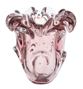 Miniatura: VASO EM MURANO U (VINTAGE ROSE) - 1UN