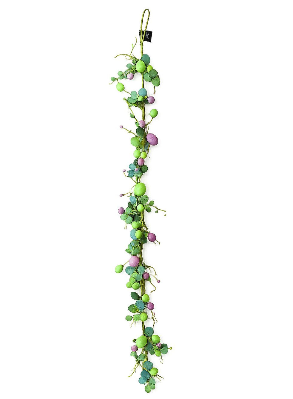 Miniatura: FESTAO OVOS E FOLHAS (VERDE/LILAS) 1,50m - 1 UN