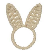 Miniatura: PORTA GUARDANAPO  ORELHAS 1PC  (BEGE) - 1UN