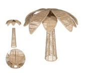 Miniatura: COQUEIRO DECORATIVO DESMONTAVEL (BEGE) - 1UN