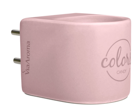 AROMATIZADOR  ELETRICO PORCELANA BIVOLT (ROSA CANDY) - 1UN