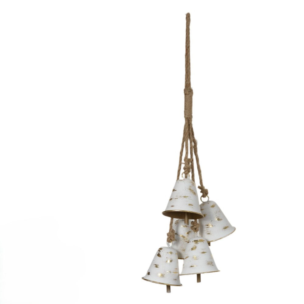 SINOS METAL DECORATIVO (BRANCO/DOURADO) - 1UN