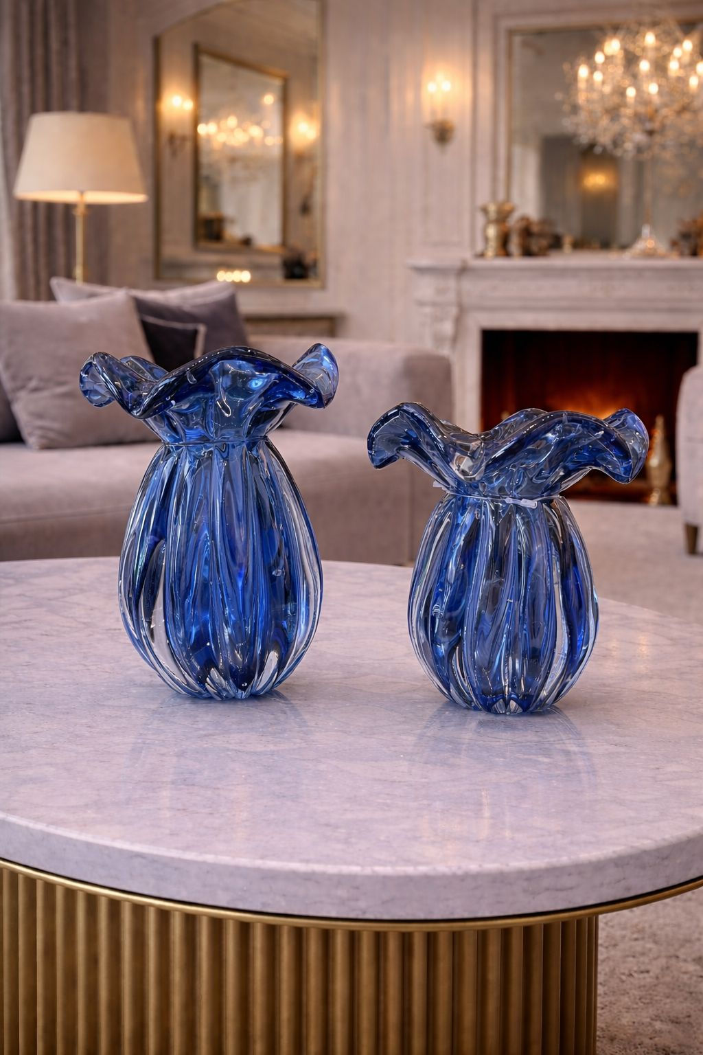 VASO EM MURANO P (NIGHTLY BLUE) - 1UN