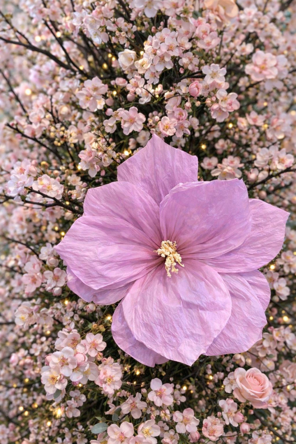 FLOR PAPEL (ROXO) - 1 UN