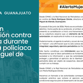 Condenan intimidación contra periodista durante cobertura policiaca en San Miguel de Allende