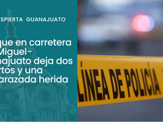 Choque en carretera San Miguel-Guanajuato deja dos muertos y una embarazada herida