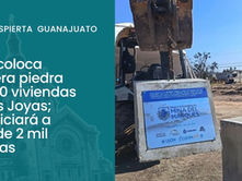León coloca primera piedra de 580 viviendas en Las Joyas; beneficiará a más de 2 mil familias