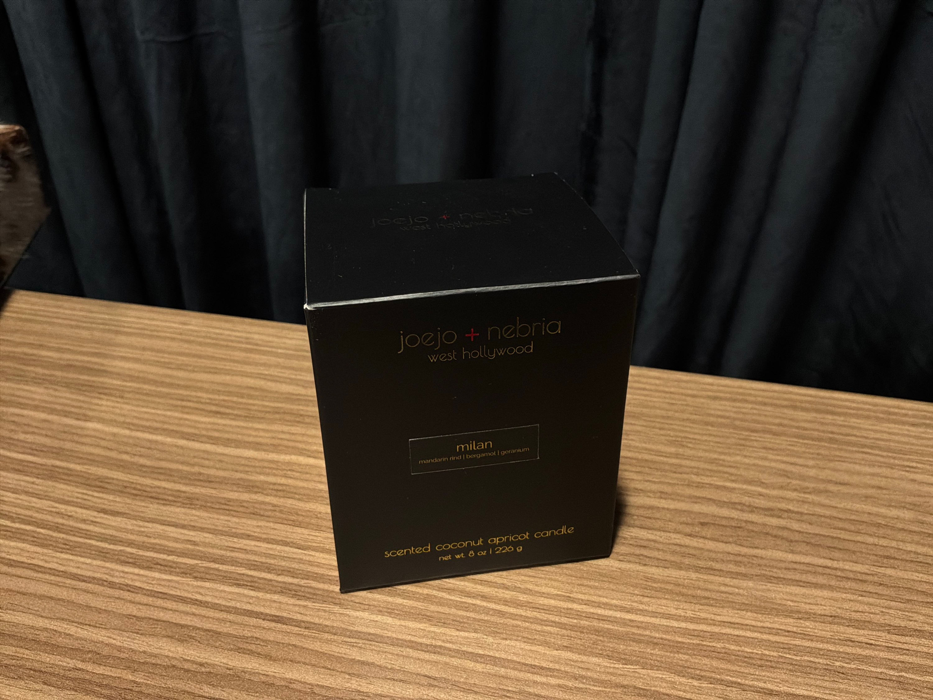 053 Joejo + Nebria Milan Candle (Black Packaging)