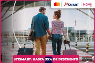 JetSMART: ¡Hasta 35% dcto!