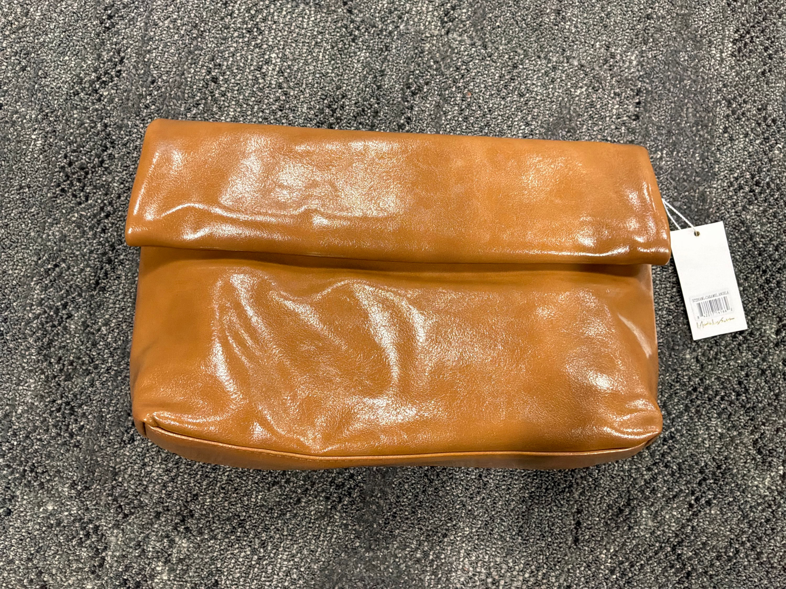 024 Brown (camel) Holdover Clutch