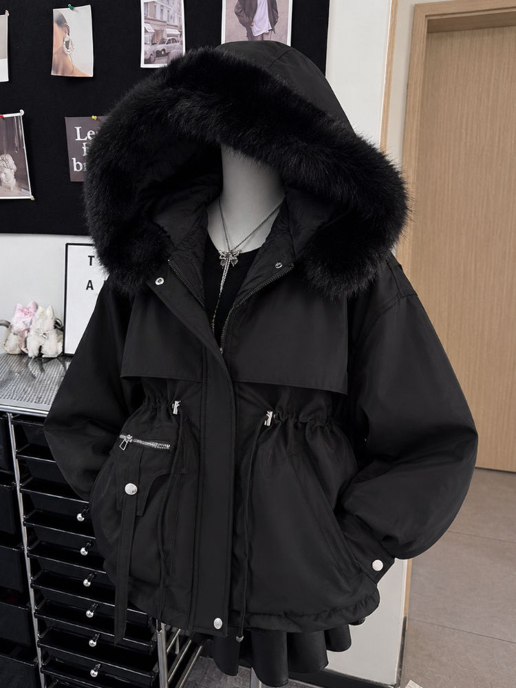 Miniatura: 2026 Autumn Parka Warm Overcoats Women Outwear Casual Y2k American Vintage Faux 