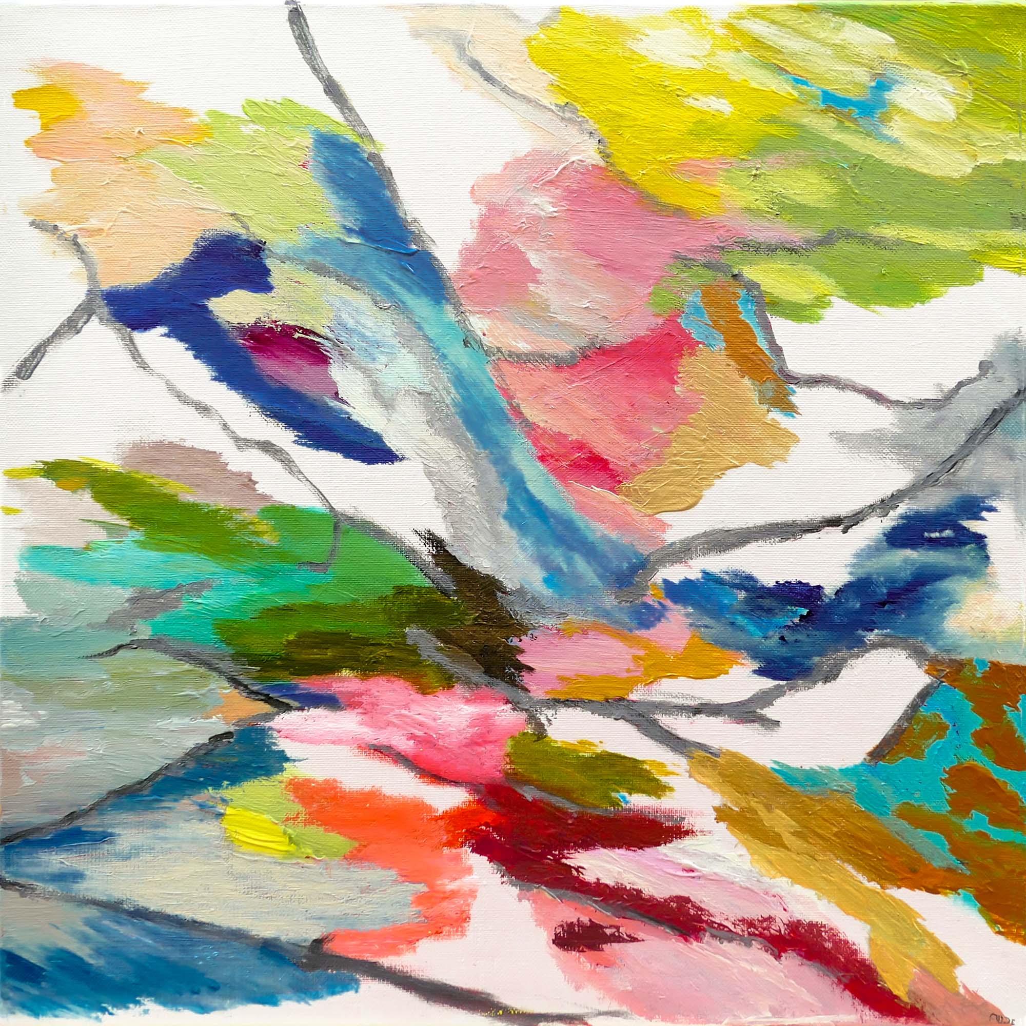 La Route de la Soie - 40x40 cm