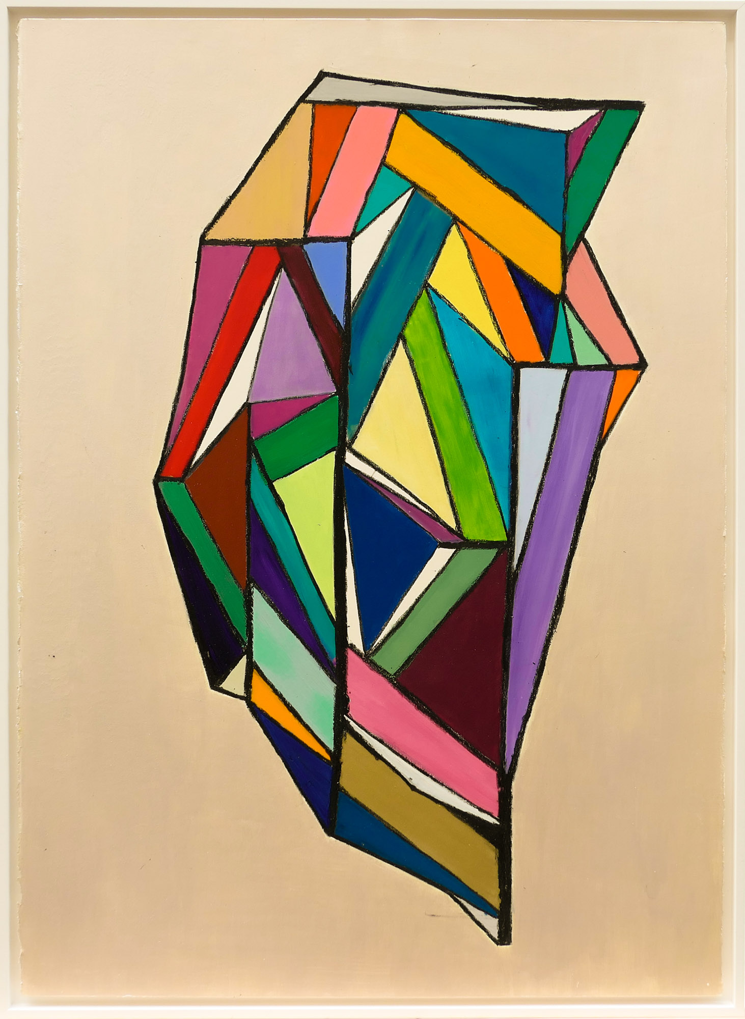 Fenetre Vitrail - 105x75 cm