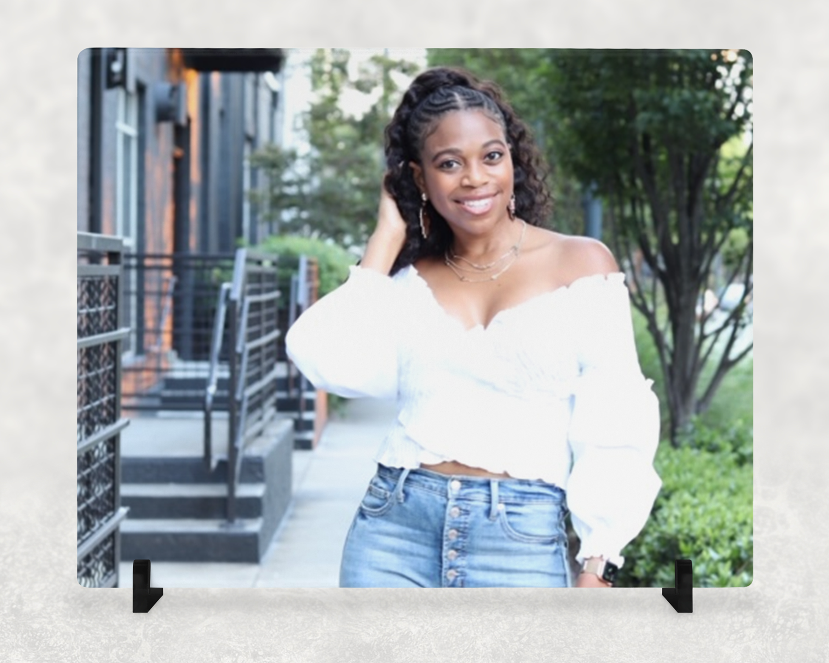 GLASS PHOTO PANEL 8x10