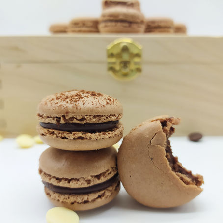 Macarons au chocolat