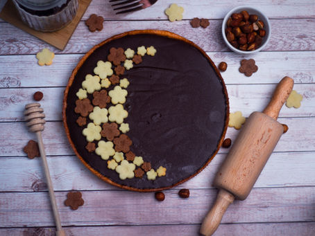 Tarte chocolat praliné 