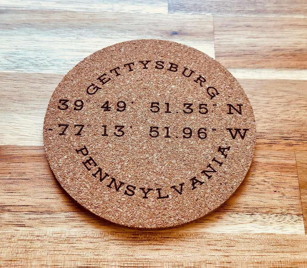 Thumbnail: Gettysburg Cork Coaster Set – Set of 4