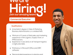 Commercial Executive – Dar es Salaam, Tanzania