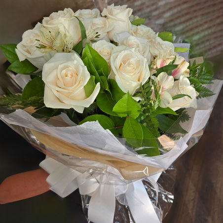 White Rose Bouquet