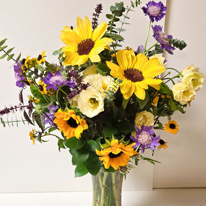 Farm Flowers in a Vase