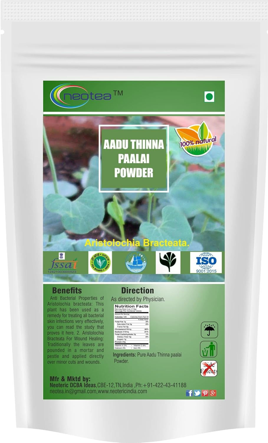 Neotea Aadu Thinna Paalai Powder