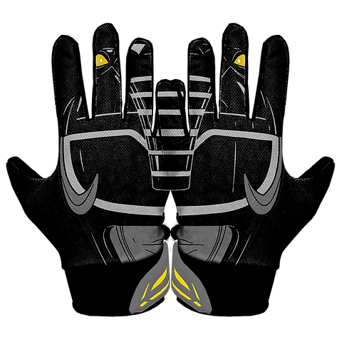 Black Ranger Football Gloves Nekton Sports