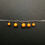 Miniature : Bracelet de cheville orange