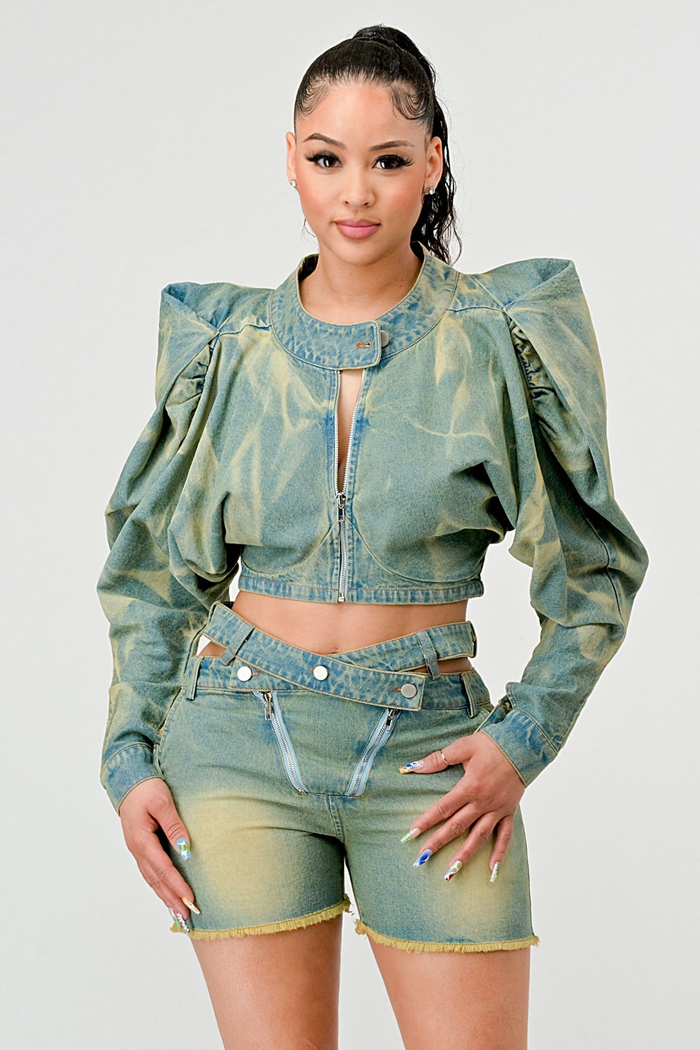 Thumbnail: ATHINA'S UNIQUE WASHED DENIM DESIGN SET