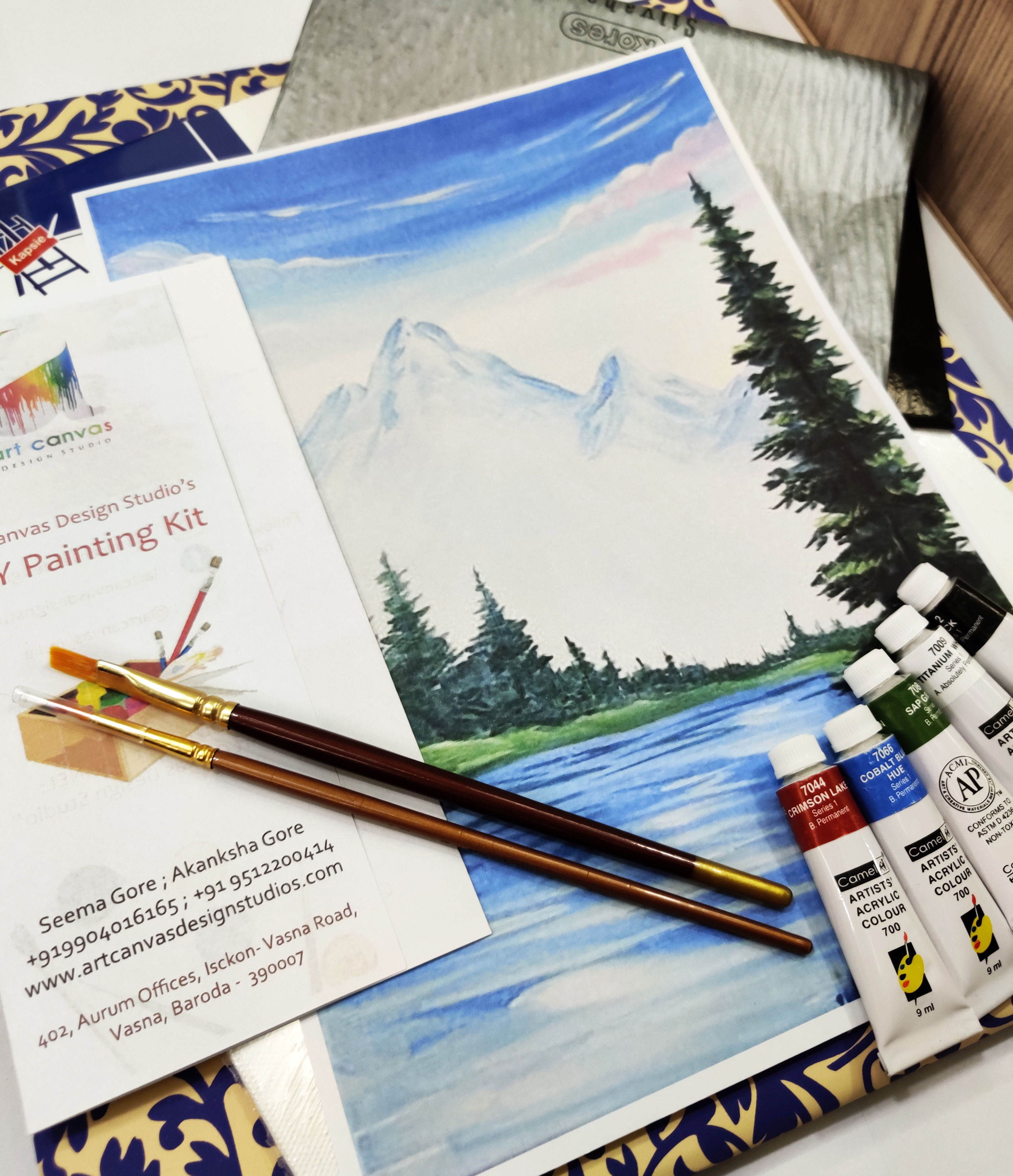 DIY KIT - Snow Mountains (Easy)