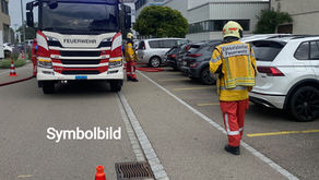 Brand-mittel, in Frauenfeld, Hasenbühlstrasse, 2 Stock, auf dem Balkon raucht es,