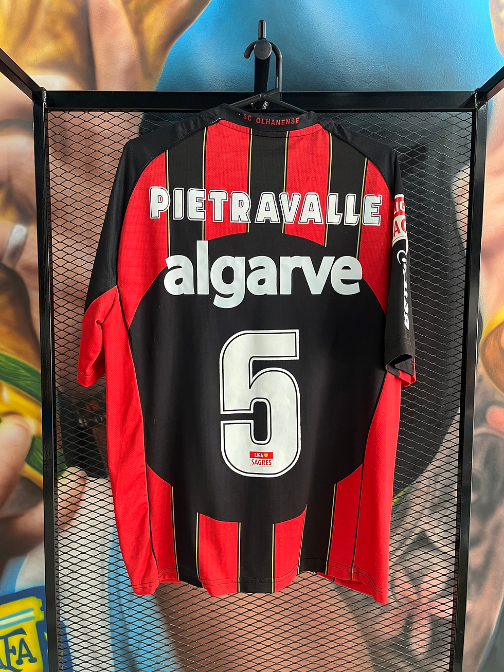 Miniatura: Camiseta S.C. Olhanense de Portugal 2008/09 #6 Pietravalle 
