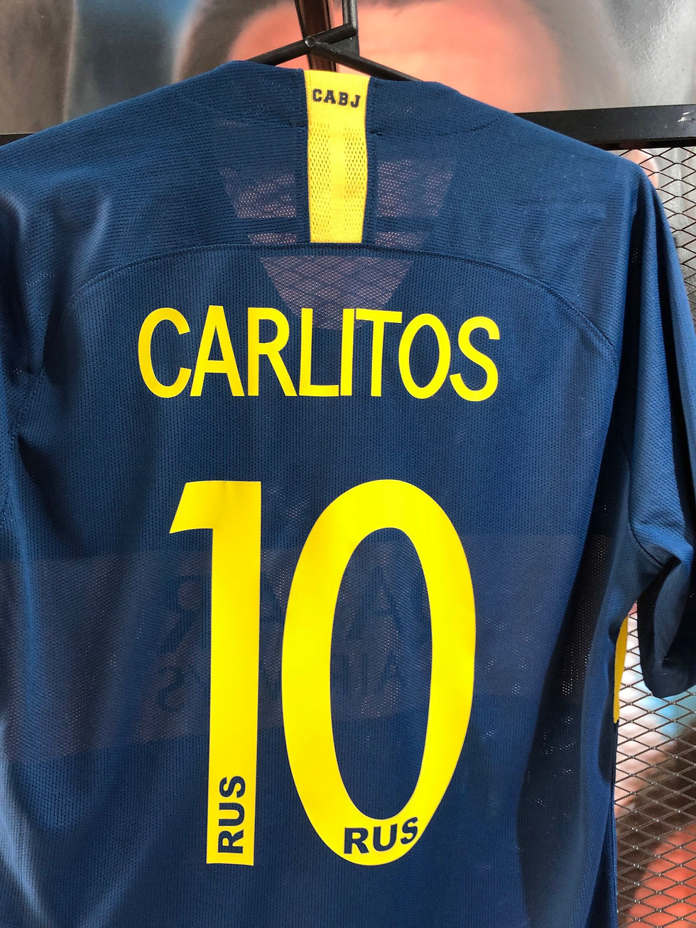 Miniatura: Camiseta Boca Juniors Copa Libertadores 2019 #10 Carlitos 