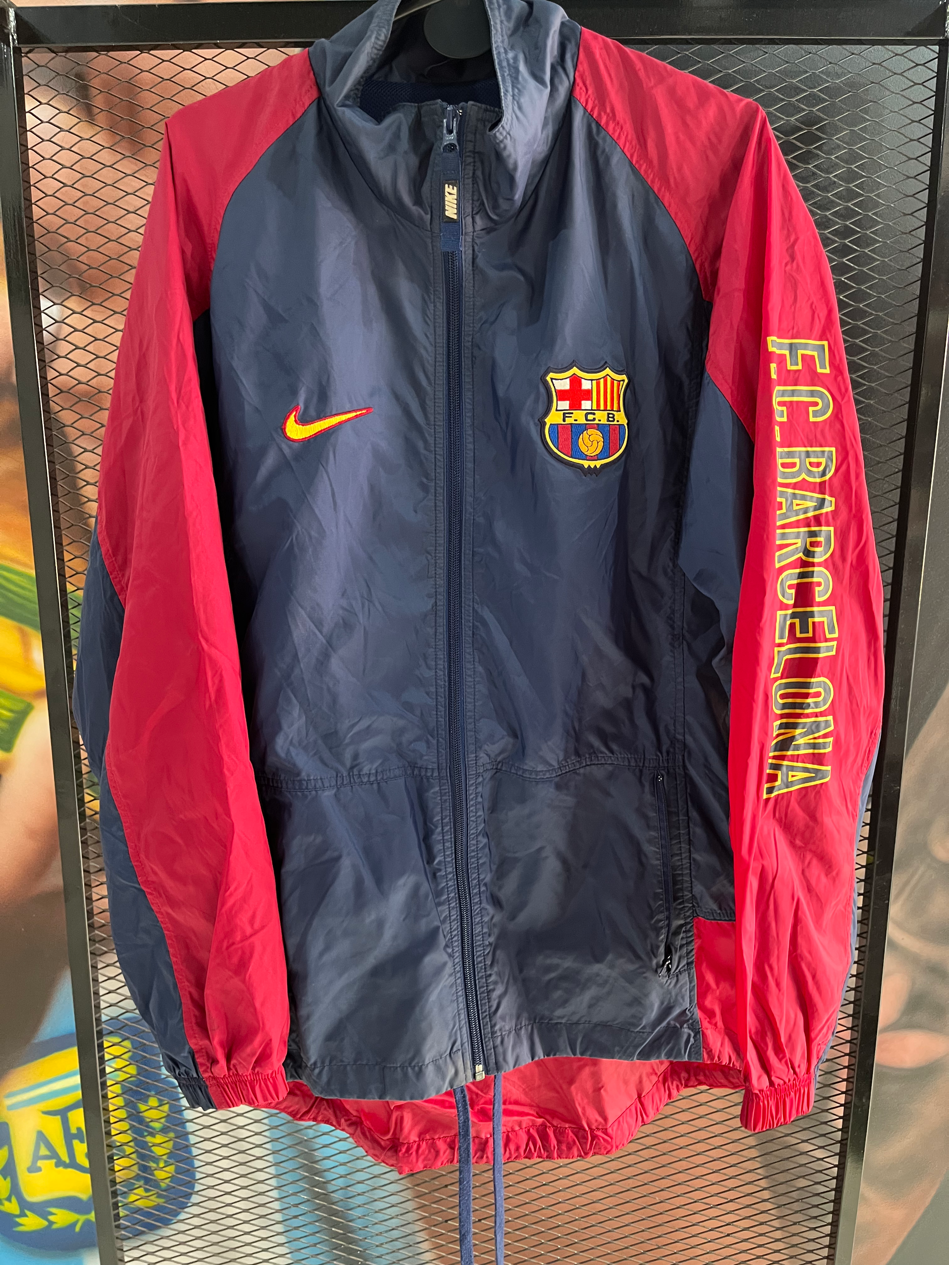 Campera Rompeviento Barcelona 2000/01 Retro
