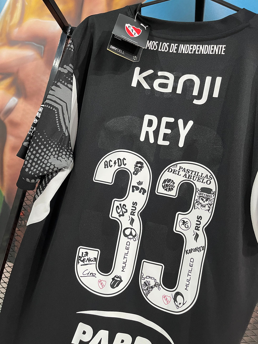 Thumbnail: Camiseta Arquero Independiente 2025 #33 Rey Números Rock 